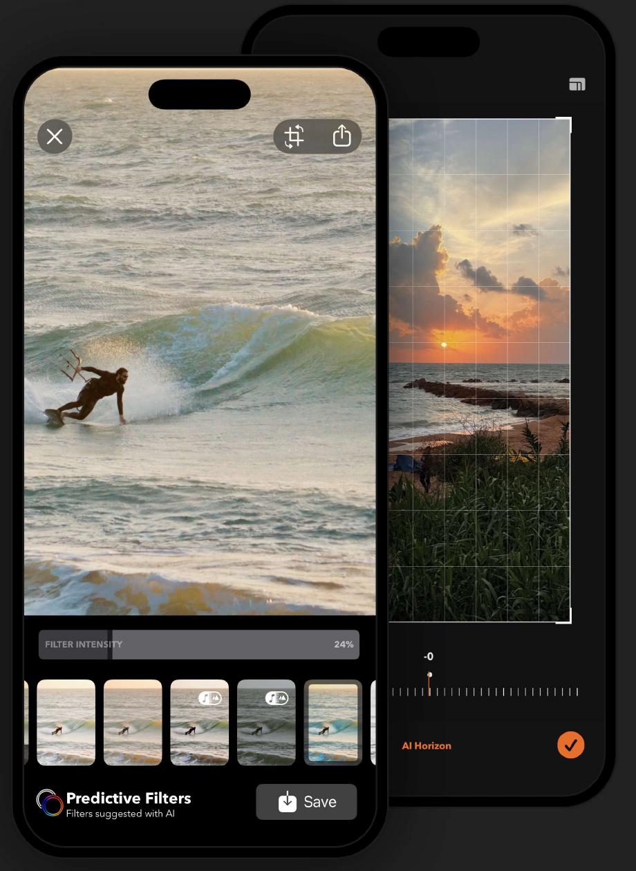 New Predictive Filters and horizon adjustment