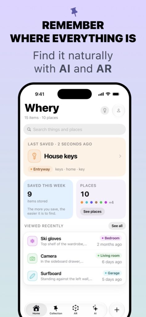 New iPhone 18 Pro? Set up a useful home organizer with Whery